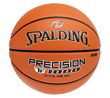 Studio shot of Spalding Precision TF-1000 Basketball